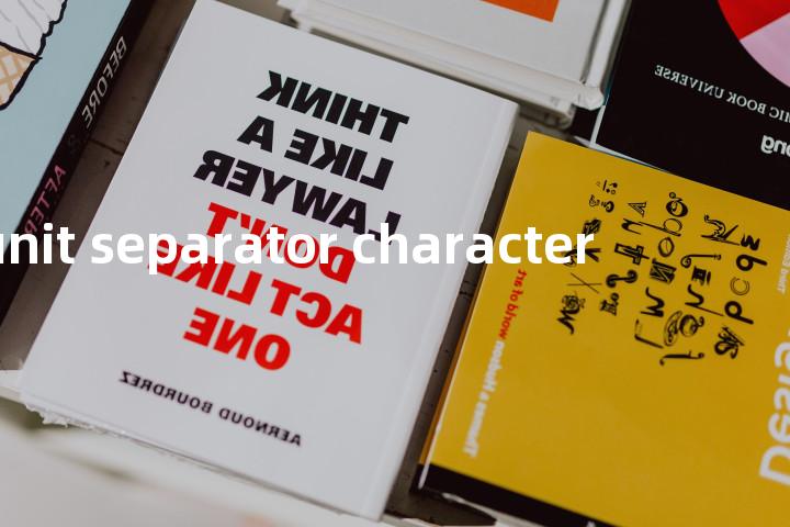 unit separator character单词图解，单词释义场景配图