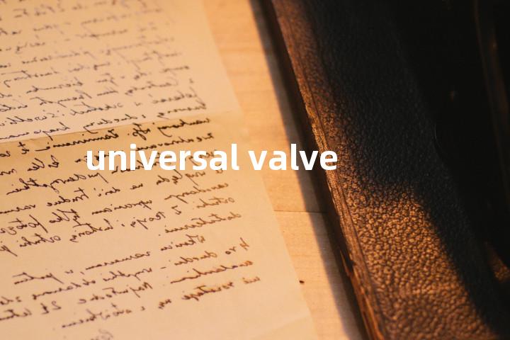 universal valve单词图解，单词释义场景配图