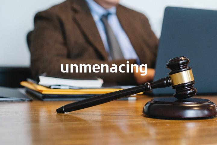 unmenacing单词图解，单词释义场景配图