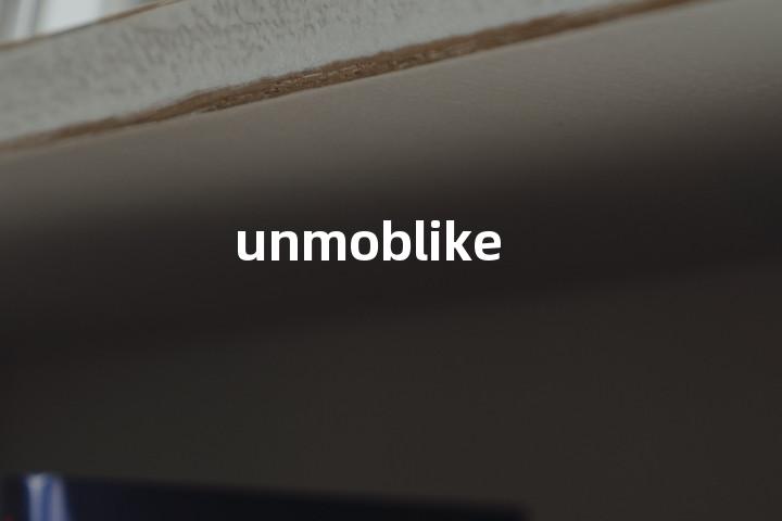 unmoblike单词图解，单词释义场景配图