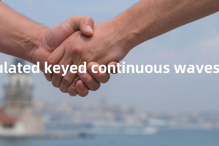 unmodulated keyed continuous waves单词图解，单词释义场景配图
