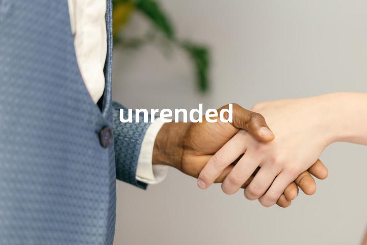 unrended单词图解，单词释义场景配图