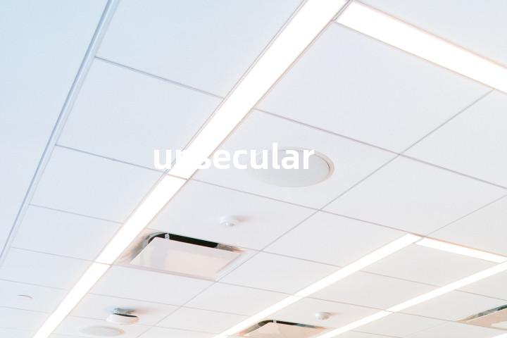 unsecular单词图解，单词释义场景配图