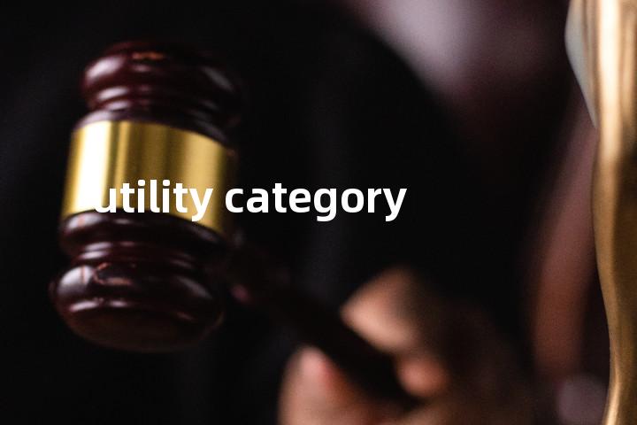 utility category单词图解，单词释义场景配图