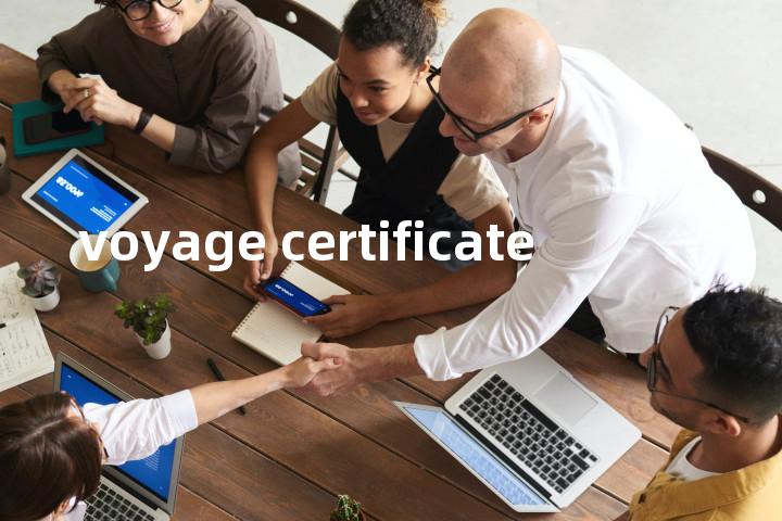 voyage certificate单词图解，单词释义场景配图