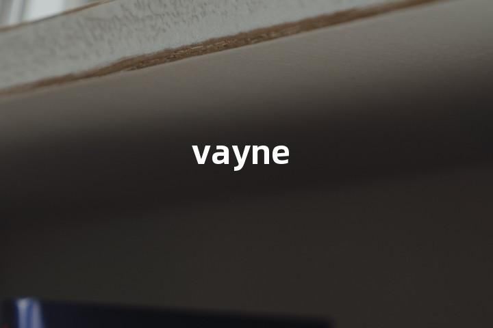 vayne单词图解，单词释义场景配图