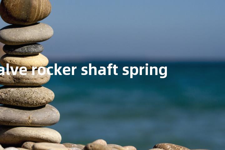 valve rocker shaft spring单词图解，单词释义场景配图