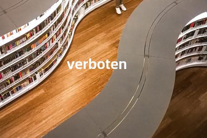 verboten