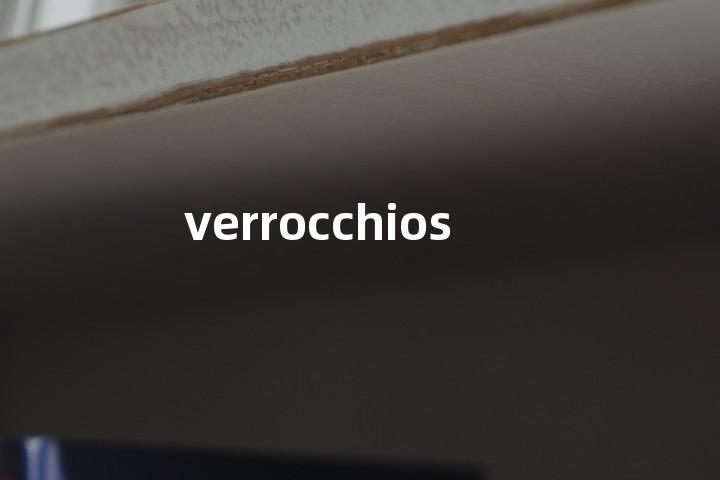 verrocchios单词图解，单词释义场景配图