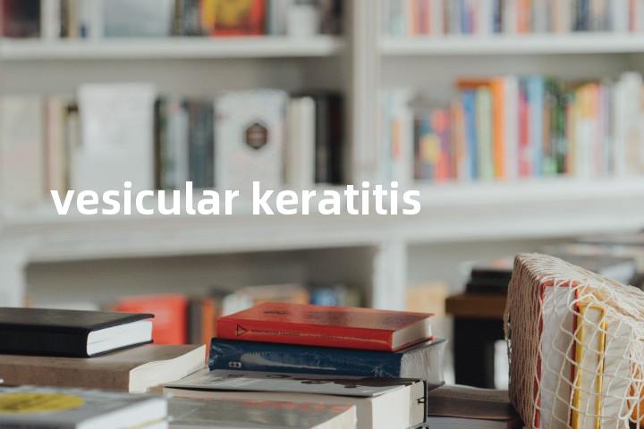 vesicular keratitis单词图解，单词释义场景配图
