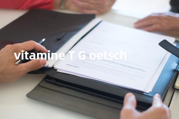 vitamine T G oetsch单词图解，单词释义场景配图