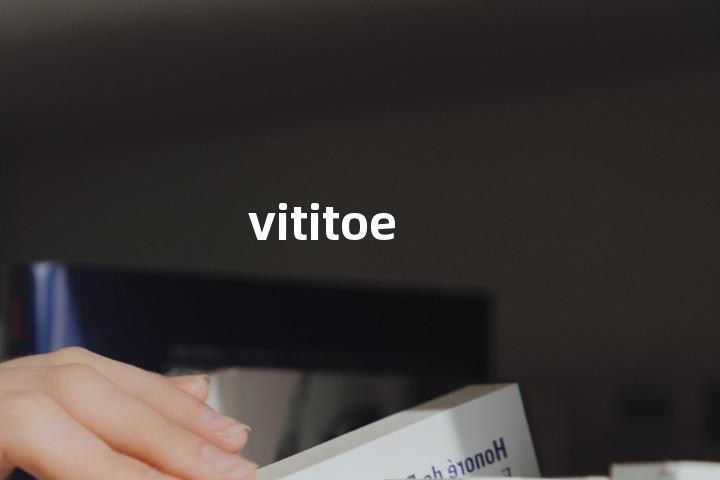 vititoe单词图解，单词释义场景配图