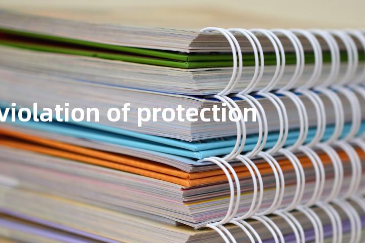 violation of protection单词图解，单词释义场景配图