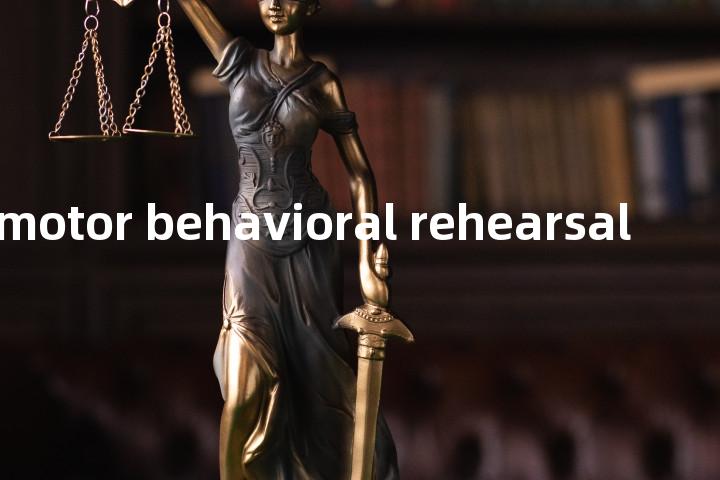 visual-motor behavioral rehearsal单词图解，单词释义场景配图