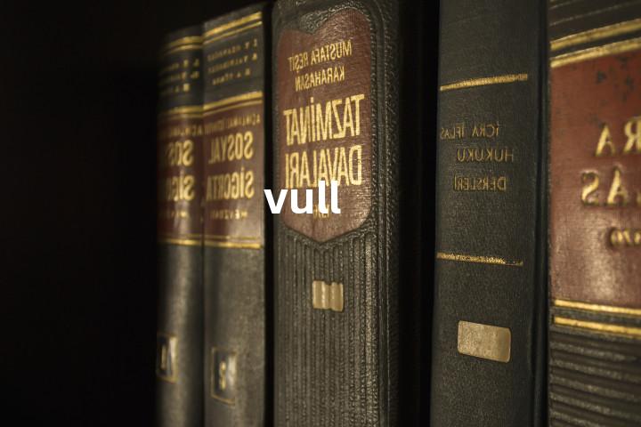 vull单词图解，单词释义场景配图