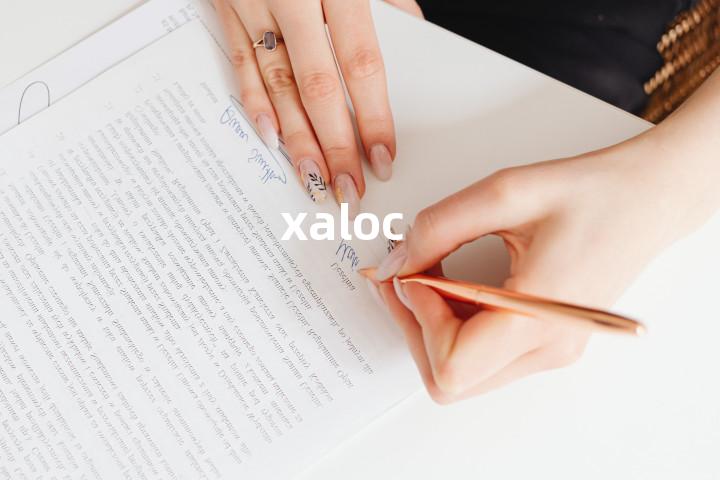xaloc单词图解，单词释义场景配图