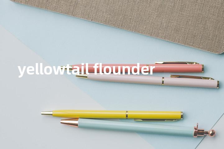 yellowtail flounder单词图解，单词释义场景配图