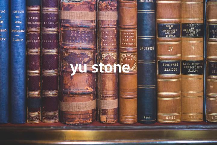 yu stone单词图解，单词释义场景配图
