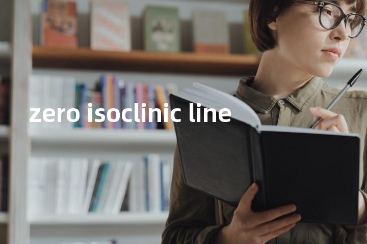 zero isoclinic line单词图解，单词释义场景配图
