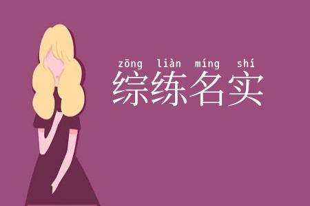综练名实