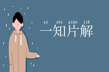 一知片解
