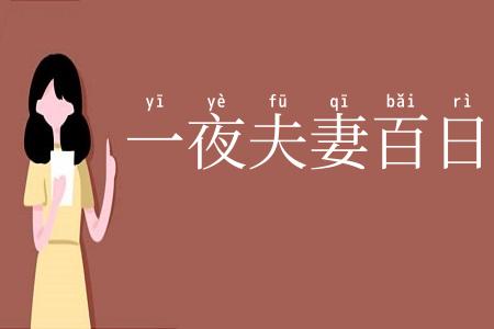 一夜夫妻百日恩