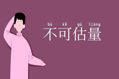 不可估量