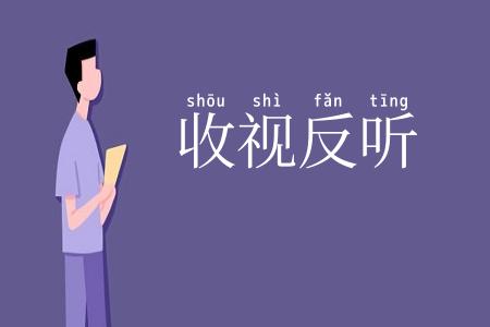 收视反听