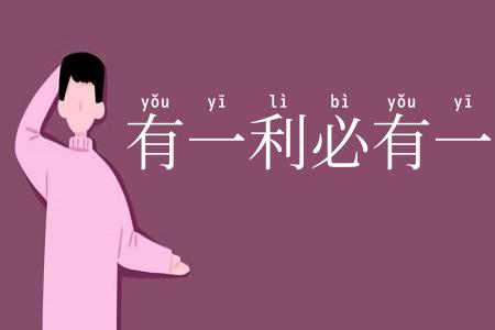 有一利必有一弊
