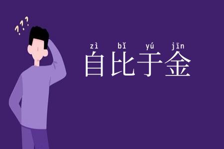 自比于金