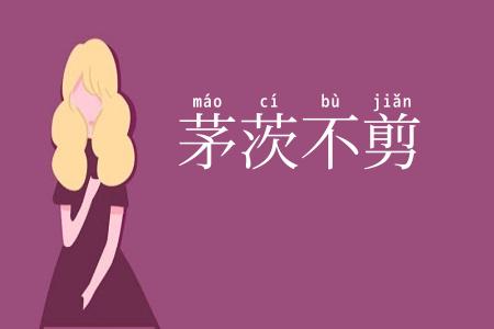 茅茨不剪
