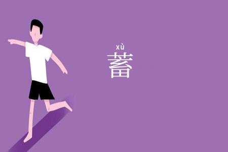 蓄