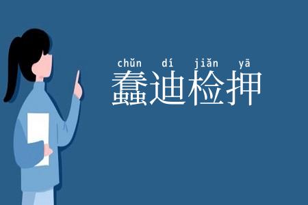 蠢迪检押