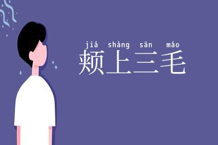 颊上三毛