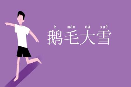 鹅毛大雪